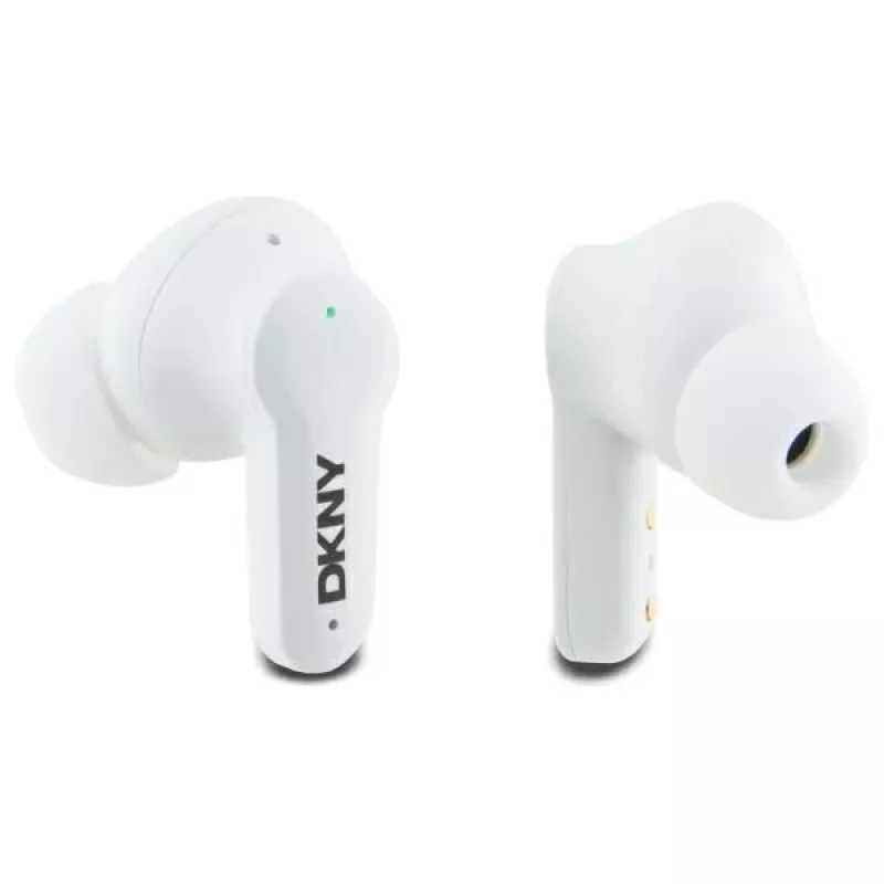 DKNY DKTWS3DNYAK auriculares intra-auriculares Bluetooth TWS com estojo de carregamento, acabamento em borracha mate, pretos