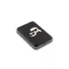 Karl Lagerfeld Power Bank Wireless 5000mAh 15W MagSafe preto Karl & Choupette Head Pin KF002166