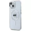 KARL LAGERFELD IML Metal Karl Head Capa MagSafe para Apple iPhone 15 Plus branco