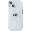 KARL LAGERFELD IML Metal Karl Head Capa MagSafe para Apple iPhone 15 Plus branco