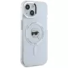 KARL LAGERFELD IML Metal Karl Head Capa MagSafe para Apple iPhone 15 Plus branco