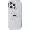 KARL LAGERFELD IML Metal Karl Head Capa MagSafe para Apple iPhone 15 Pro, branco