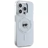 KARL LAGERFELD IML Metal Karl Head Capa MagSafe para Apple iPhone 15 Pro Max branco