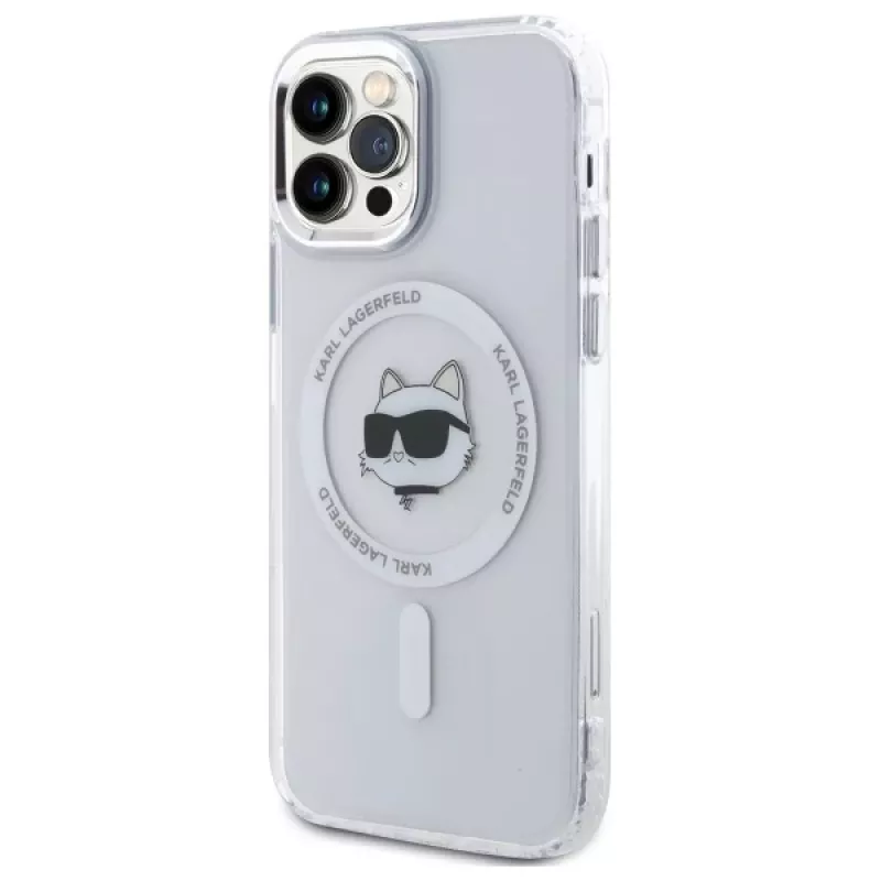 Karl Lagerfeld KLHMP12MHLSCHH Capa rígida para iPhone 12/12 Pro 6,1