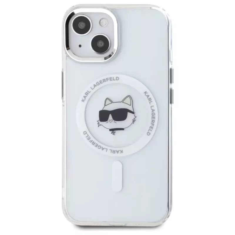 Karl Lagerfeld KLHMP15MHLSCHH Capa rígida para Apple iPhone 15 Plus 6,7