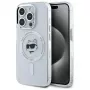 Karl Lagerfeld KLHMP15LHLSCHH Capa rígida IML Metal Choupette Head MagSafe para iPhone 15 Pro 6,1