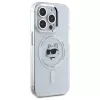 Karl Lagerfeld KLHMP15LHLSCHH Capa rígida IML Metal Choupette Head MagSafe para iPhone 15 Pro 6,1
