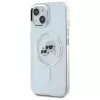 Karl Lagerfeld KLHMP14SHLSKCH Capa rígida IML Metal Karl & Choupette Head MagSafe para Apple iPhone 14 6,1
