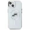 Karl Lagerfeld KLHMP14SHLSKCH Capa rígida IML Metal Karl & Choupette Head MagSafe para Apple iPhone 14 6,1