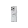 Karl Lagerfeld KLHMP14XHLSKCH Capa rígida IML Metal Karl & Choupette Head MagSafe para iPhone 14 Pro Max 6,7