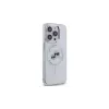 Karl Lagerfeld KLHMP14XHLSKCH Capa rígida IML Metal Karl & Choupette Head MagSafe para iPhone 14 Pro Max 6,7