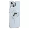 Karl Lagerfeld KLHMP15SHLSKCH Capa rígida IML Metal Karl & Choupette Head MagSafe para Apple iPhone 15 6,1