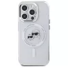 Karl Lagerfeld KLHMP15LHLSKCH Capa rígida IML Metal Karl & Choupette Head MagSafe para iPhone 15 Pro 6,1
