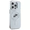 Karl Lagerfeld KLHMP15XHLSKCH Capa rígida IML Metal Karl & Choupette Head MagSafe para iPhone 15 Pro Max 6,7