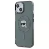 Karl Lagerfeld KLHMP15SHLSKIK Capa rígida IML Metal Karl Head MagSafe para Apple iPhone 15 6,1