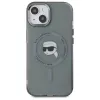 Karl Lagerfeld KLHMP15SHLSKIK Capa rígida IML Metal Karl Head MagSafe para Apple iPhone 15 6,1