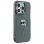 Karl Lagerfeld KLHMP15LHLSKIK Capa rígida IML Metal Karl Head MagSafe para Apple iPhone 15 Pro 6,1