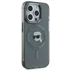 Karl Lagerfeld KLHMP15XHLSKIK Capa rígida IML Metal Karl Head MagSafe para iPhone 15 Pro Max 6,7