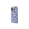 Karl Lagerfeld KLHMP15LHMCKMHU Capa IML Monogram Karl & Choupette Head MagSafe para iPhone 15 Pro 6,1 inch lilás