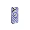 Karl Lagerfeld KLHMP15LHMCKMHU Capa IML Monogram Karl & Choupette Head MagSafe para iPhone 15 Pro 6,1 inch lilás