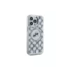 Karl Lagerfeld KLHMP15LHMCKMHT Capa IML Monogram Karl & Choupette Head MagSafe para iPhone 15 Pro 6,1