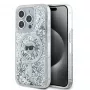 Karl Lagerfeld KLHMP15XLGKISGH Capa rígida Liquid Glitter Karl Head MagSafe transparente para iPhone 15 Pro Max 6,7