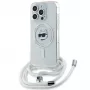 Karl Lagerfeld KLHMP14XHCCHNT Capa rígida IML Choupette Head & Cord MagSafe transparente para iPhone 14 Pro Max 6,7