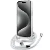 Karl Lagerfeld KLHMP15SHCCHNT Capa rígida IML Choupette Head & Cord MagSafe transparente para iPhone 15 / 14 / 13 6,1