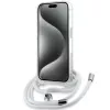 Karl Lagerfeld KLHMP15LHCCHNT Capa rígida IML Choupette Head & Cord MagSafe transparente para iPhone 15 Pro 6,1