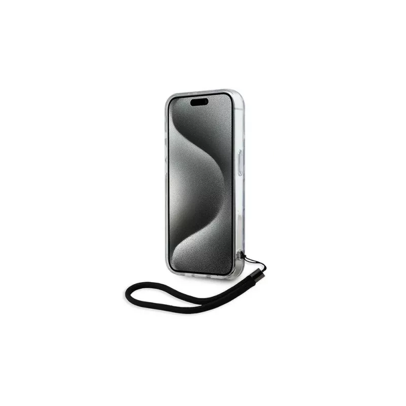 Karl Lagerfeld Capa traseira Zebra With Cord para Apple iPhone 15 Pro Max 6,7