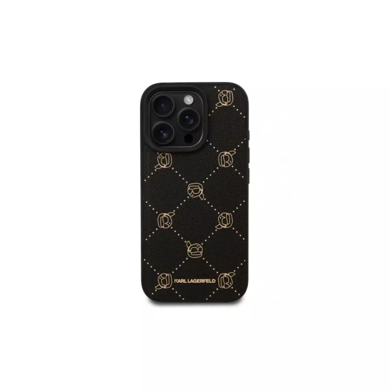 Karl Lagerfeld Capa MagSafe Karl Head para iPhone 16 Pro Max (preta)