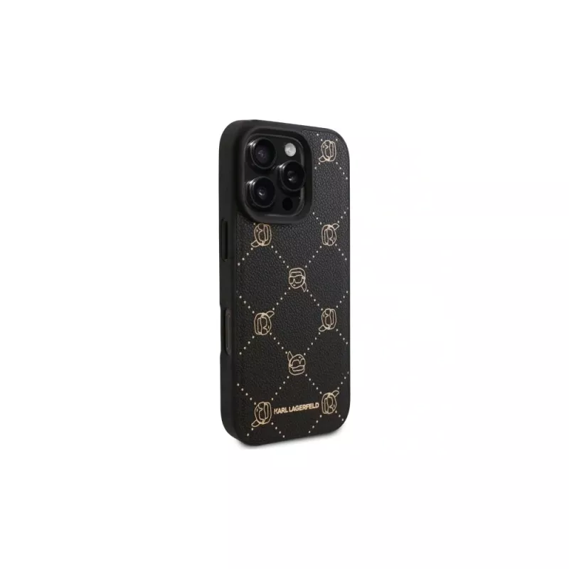 Karl Lagerfeld Capa MagSafe Karl Head para iPhone 16 Pro Max (preta)