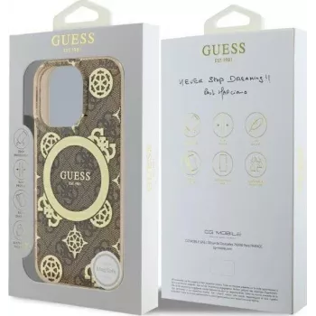 Guess GUHMP16XH4PYEEW Capa rígida para iPhone 16 Pro Max 6,9