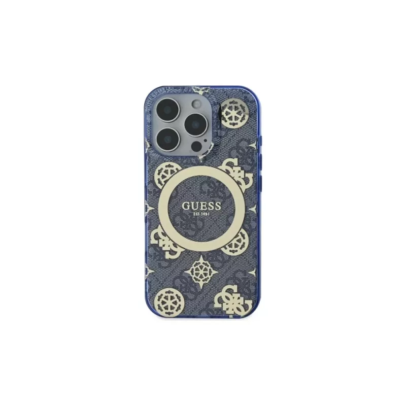 Guess GUHMP16LH4PYEEB Capa rígida para iPhone 16 Pro 6,3