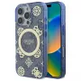Guess GUHMP16XH4PYEEB Capa rígida para iPhone 16 Pro Max 6,9 inch azul IML Peony em fundo 4G MagSafe