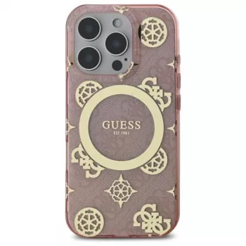 Guess GUHMP16LH4PYEEP Capa rígida para iPhone 16 Pro 6,3