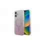 Guess Capa MagSafe IML Glitter Gradient para iPhone 16 (rosa)