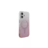 Guess Capa MagSafe IML Glitter Gradient para iPhone 16 (rosa)