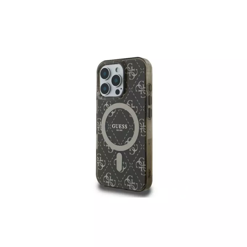 Guess GUHMP16LH4DTEW Capa rígida para iPhone 16 Pro 6,3