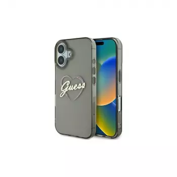 Guess GUHCP16MHCHGSPK Capa rígida para iPhone 16 Plus 6,7