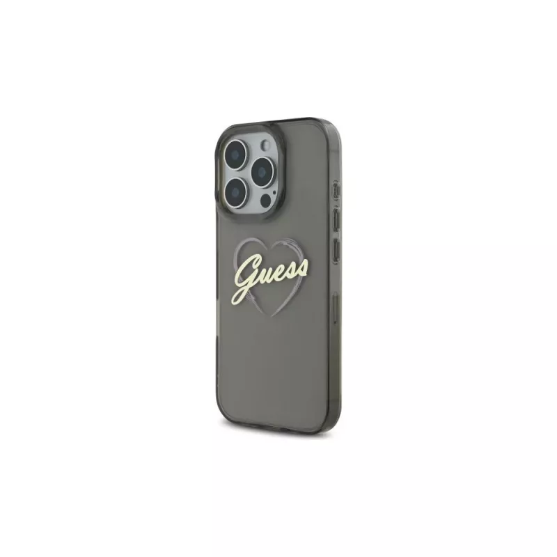 Guess GUHCP16LHCHGSPK Capa rígida para Apple iPhone 16 Pro 6,3