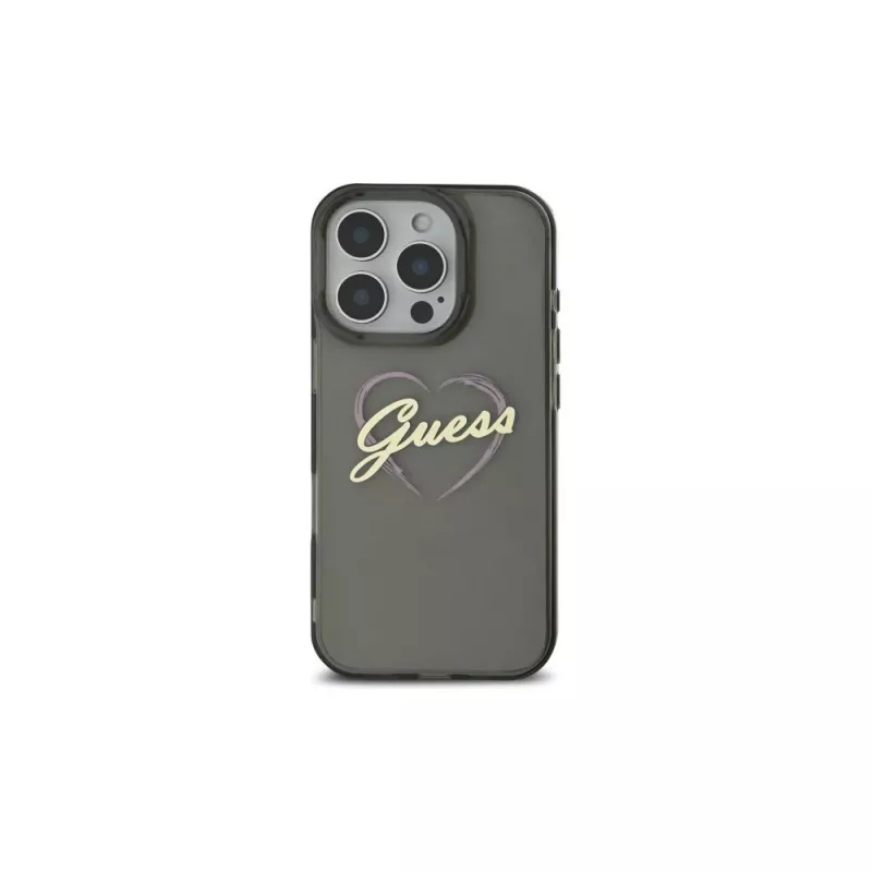 Guess GUHCP16LHCHGSPK Capa rígida para Apple iPhone 16 Pro 6,3