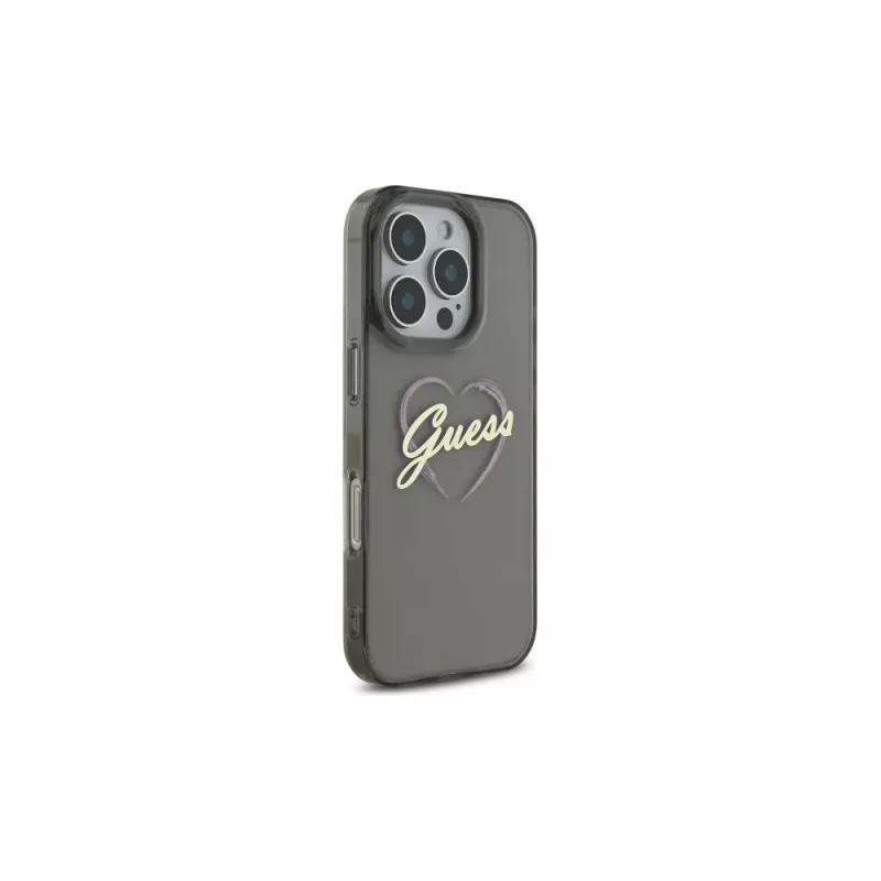 Guess GUHCP16LHCHGSPK Capa rígida para Apple iPhone 16 Pro 6,3