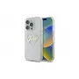 Guess GUHCP16LHCHGSPT Capa rígida IML Heart para Apple iPhone 16 Pro 6,3 inch, transparente