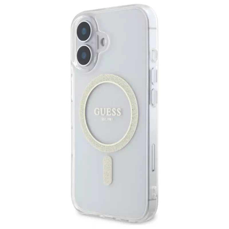 Guess GUHMP16MHFGERET Capa rígida para iPhone 16 Plus 6,7