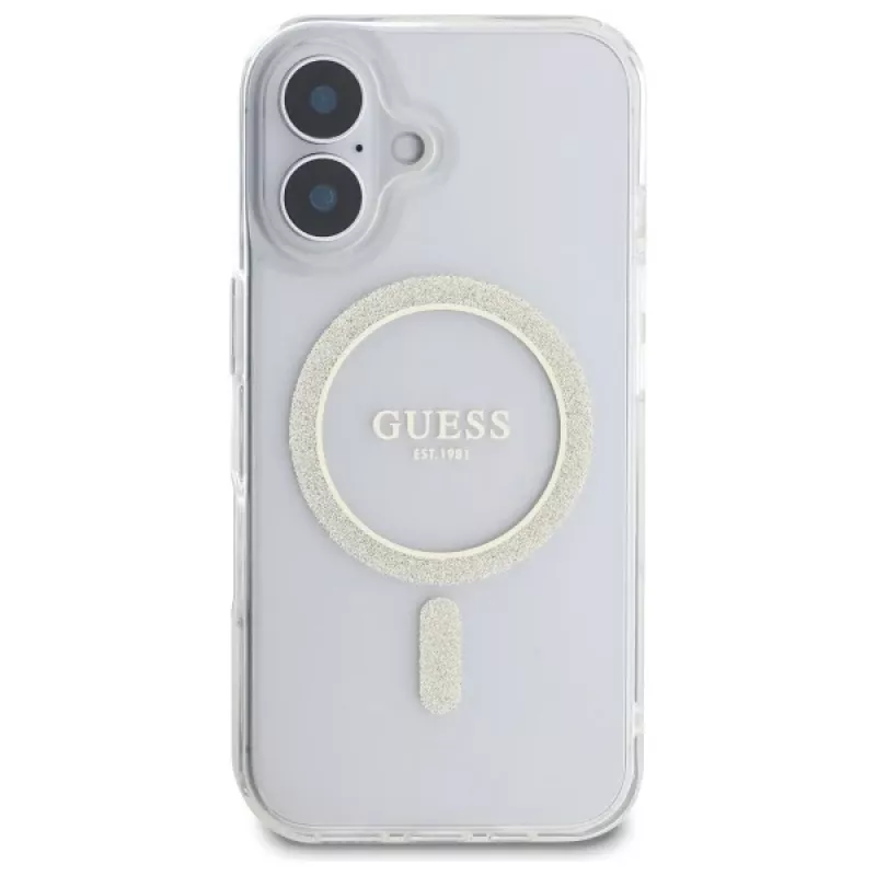 Guess GUHMP16MHFGERET Capa rígida para iPhone 16 Plus 6,7