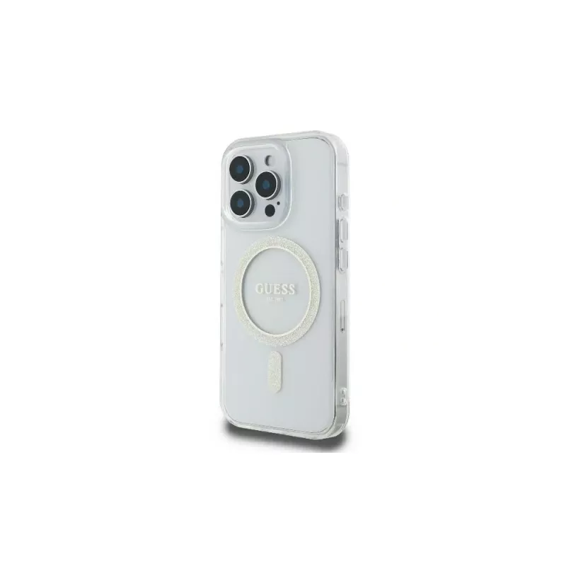 Guess GUHMP16LHFGERET Capa rígida para iPhone 16 Pro 6,3