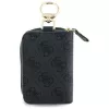 Guess Bolsa para cabo GUABP4DPTK preta 4G Triangle organizador de cabos
