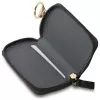Guess Bolsa para cabo GUABP4DPTK preta 4G Triangle organizador de cabos