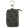 Guess bolsa para cabos GUABP4DPTW castanha 4G Triangle em pele ecológica, organizador de acessórios
